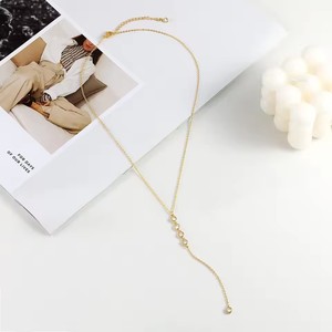 SC热卖时尚不锈钢项链时尚珠宝项链项链复古长Y形分层女式项链 - Product Image 6