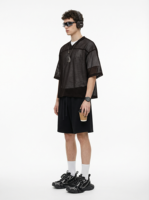 T-shirts à manches courtes pour hommes de haute qualité, 240 grammes, style streetwear, col en V, coupe ample, imprimé, vêtements de sport