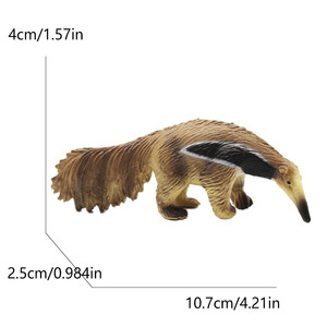Modè<span class=keywords><strong>les</strong></span> d'ornements de simulation de faune sauvage transfrontaliers à assembler en plastique : Léopard nuageux, Loup, Ours-fourrure, Kangourou, Python, Hérisson géant - Product Image 4