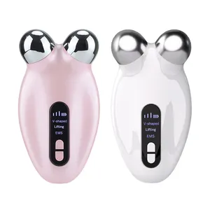 KKS Rejuvenation Skin Tightening Wrinkle Beauty Device Facial Lifting EMS Face Roller Massagers Microcurrent Facial Massager