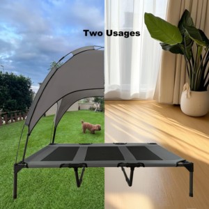 Cama para Perro Rectangular Moderna, Fresca y Cómoda, con Diseño Sólido, Color Rojo, Talla XL, con Malla Transpirable, Extraíble y Lavable, Caja de Viaje, para Todas las Estaciones - Product Image 2