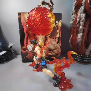 Figura de <span class=keywords><strong>Anime</strong></span> Ace de PVC de 33 cm, Estatua Coleccionable de Alta Definición con Efecto de Fuego Dinámico para Exhibición en Vitrinas, Colección para Fanáticos - Product Image 4