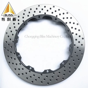 Étriers de frein automatiques 6 pistons, kits de gros freins GT6, disques de frein modifiés en carbone haute résistance, 345 mm, 355 mm, 380 mm, 405 mm - Product Image 3