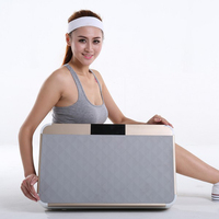 Plateforme de massage vibratoire pour l'entraînement et l'exercice du corps entier, machine de fitness OEM 4D avec corde