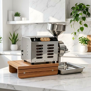 Molinillo de Café Eléctrico Comercial de Doble Propósito de 3000W |   Molinillo de Café Francés de Acero Inoxidable con Capacidad de Producción de 20 kg por Hora para Hoteles - Product Image 4