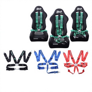 เข็มขัดนิรภัย <span class=keywords><strong>TAKATA</strong></span> สำหรับรถแข่ง รุ่นใหม่ แบบปลดเร็ว ขนาด 3 นิ้ว แบบสี่/ห้าจุด สำหรับเกม E-sports - Product Image 6