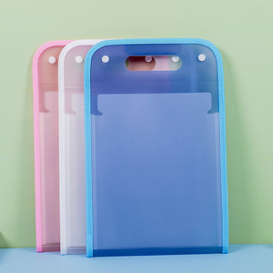 Cartella di File in espansione rosa verde bianco blu verticale Organizer per documenti a fisarmonica <span class=keywords><strong>A4</strong></span> cartelle di plastica con 13 tasche - Product Image 3