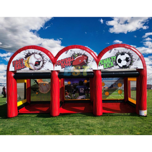 <span class=keywords><strong>Jeux</strong></span> de sport commerciaux Sports de fête 3-en-1 Carnaval Basketball Football <span class=keywords><strong>Jeux</strong></span> de tir <span class=keywords><strong>Jeux</strong></span> de sport gonflables à vendre - Product Image 2