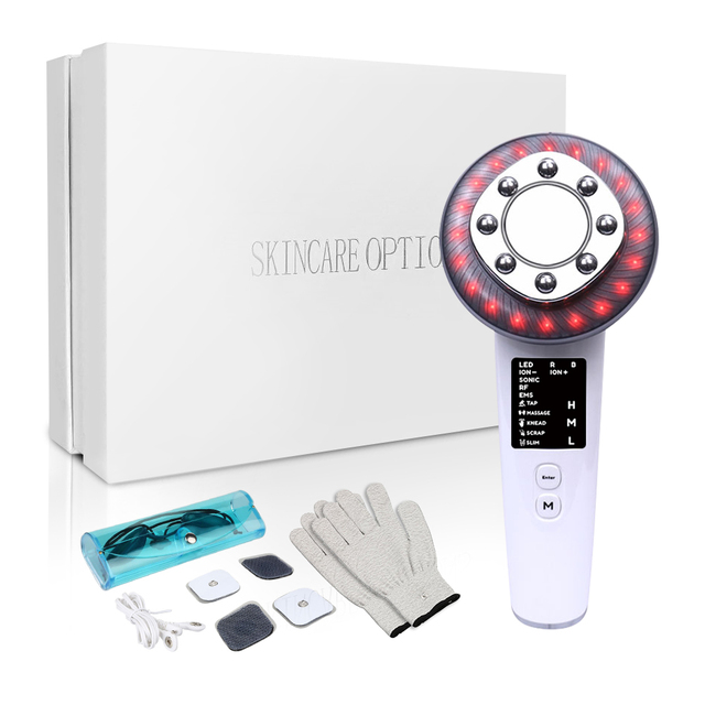 Home Beauty Handheld Belly Fat Remover Cellulite Massager with Skin Tightening Targeted Face Device