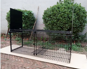 <span class=keywords><strong>Prix</strong></span> direct d'usine, cage à pièges pliable pour animaux, cage à pièges pour chiens durable et réutilisable pour la ferme/la cour, élimination des nuisibles - Product Image 3