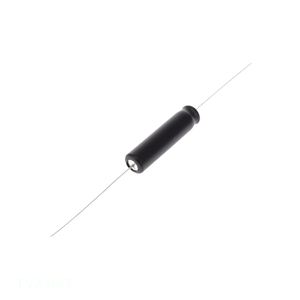 Condensador de Canal de Fabricante, Aluminio, 1000uF, 16V, Axial TH, TVA1163, de Montaje a Través de Orificio - Product Image 1