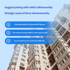 Vernice Metallica Acrilica a Base d'Acqua ad Alta Resistenza alle Intemperie per Strutture Esterne con Effetto Pietra, Colore Bianco - Product Image 6