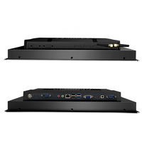 Panel PC todo en uno industrial integrado con pantalla táctil capacitiva plana verdadera de 23,6 pulgadas con características táctiles
