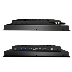 23.6 inch đúng phẳng Điện dung màn hình cảm ứng nhúng công nghiệp tất cả-trong-một Bảng điều chỉnh <span class=keywords><strong>PC</strong></span> với các tính năng cảm ứng - Product Image 4