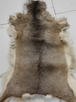Rehhaar-Rehfell zum Fliegenbinden, Naturmaterial für Angelhaken, DIY-Köderbau, Angelzubehör