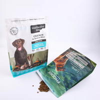 Emballage personnalisable pour aliments pour chats et chiens en petites séries, sac en plastique refermable à huit soudures, emballage pour aliments pour animaux de compagnie