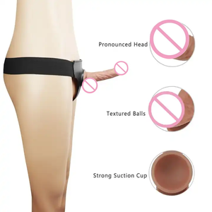 Consolador de silicona portátil para estimulación del clítoris, masturbador femenino, gelatina, gran oferta - Product Image 6