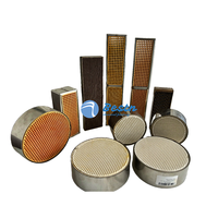 Catalyseur catalytique pour poêle à bois personnalisé 6"x2" en céramique alvéolée avec coque en acier inoxydable pour la découpe de cheminée