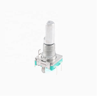 Commutateur d'encodeur rotatif à poignée semi-lunaire Potentiomètre numérique EC11 avec interrupteur à 5 broches Longueur de la poignée 20mm Catégorie de produit ICs