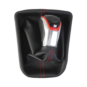 Car Gear <b>Shift</b> <b>Knob</b> Leather 5 6 Speed Ergonomic For Volkswagen Seat Ibiza Mk5 2017 2025 Models - Product Image 2