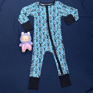 Großhandel RTS Lässige Bambuskleidung für Jungen Mysteriöse Box Charakter-Bedruckter Langarm-Pyjama-Set Großhandel RTS Charakter - Product Image 4