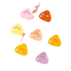 Ornements en résine en forme de fromage, qui brillent dans le noir, style mini dessin animé, fournitures artisanales pour bijoux DIY, accessoires pour cheveux, vente en gros - Product Image 4