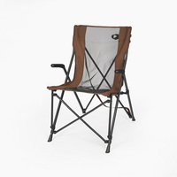 Chaise de camping pliante en bois Oeytree 2026, confortable, nouveau design, mobilier d'extérieur pour jardin, plage, randonnée, pique-nique
