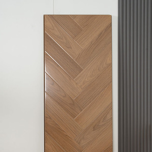 Plancher <span class=keywords><strong>stratifié</strong></span> en chêne imperméable moderne MDF HDF 12 mm Ac5 à chevrons, traitement de surface brillant mat, salon - Product Image 2
