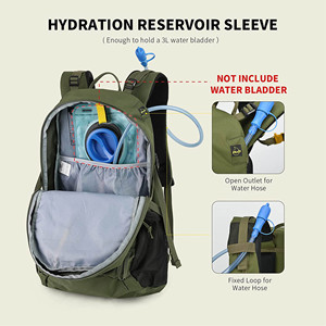 Zaino da <span class=keywords><strong>trekking</strong></span> zaino da viaggio-zaino da campeggio da esterno impermeabile leggero da 35 litri per uomo donna - Product Image 5