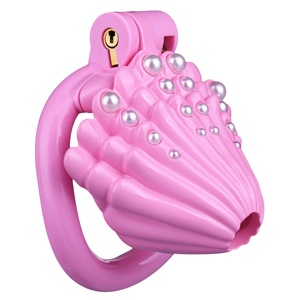 FRRK Panty Chastity for Sissy Male Mini Female Pussy Chastity Device Light Plastic Trainings Cock Cage Adult Sex Toy Wholesale - Product Image 6