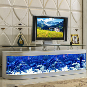 Meuble TV Chuanghai, <span class=keywords><strong>aquarium</strong></span>, <span class=keywords><strong>table</strong></span> <span class=keywords><strong>basse</strong></span>, <span class=keywords><strong>aquarium</strong></span> pour salon, usage domestique, <span class=keywords><strong>aquarium</strong></span> écologique en verre, grand <span class=keywords><strong>aquarium</strong></span> pour poissons rouges - Product Image 2