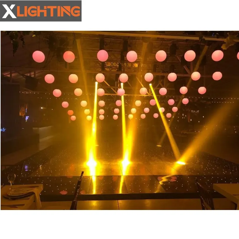 Xlighting lumière cinétique 3d Led boule Dmx 3d lumières cinétiques treuil moteur dmx club décoration