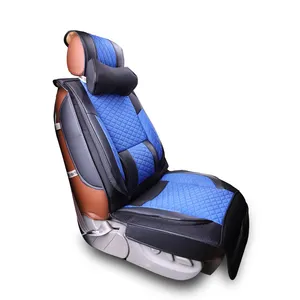 Auto Seat Cover Set Universal Fit Meest Voertuigen Een Seat Cover Goede Leer Linnen Stof Auto Accessoires