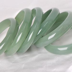 YMHOP Green Natural Jade <b>Bangle</b> <b>Bracelet</b> For Women Healing Protection Good Luck Fengshui Jewelry - Product Image 6