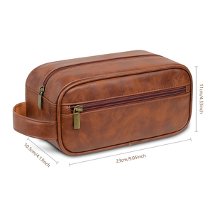 Neceser <span class=keywords><strong>de</strong></span> Viaje <span class=keywords><strong>de</strong></span> Cuero PU Portátil para <span class=keywords><strong>Hombre</strong></span> con Logo Personalizado Neceser Colgante <span class=keywords><strong>de</strong></span> Higiene para Caballero TSN0125 - Product Image 2