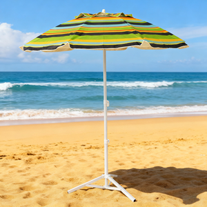 <span class=keywords><strong>Base</strong></span> de Sombrilla Portátil Tradicional de Aluminio para Exteriores, con Correa de Hombro Impermeable de Poliéster, para Muebles de Exterior, Gimnasio, Parque, Comedor - Product Image 1