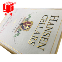 Autocollants personnalisés pour étiquettes de vin imperméables GH-printing, autocollants personnalisés pour bouteilles de vin, étiquettes de vin sur mesure