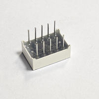 Layar LED 7 Segmen 2 Digit 0,28 Inci Warna Hijau Tipis Kecerahan Tinggi untuk Modul Indikator Peralatan Elektronik Mini Pintar