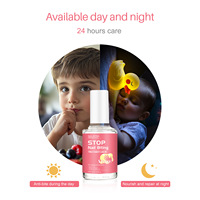 Ingrédients à base de plantes ODM de haute qualité pour les anneaux de bébé et d'enfants Prévention des morsures des doigts Nail Hydratant Bitter Nail Water