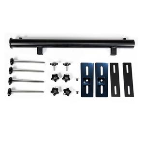 Soporte de metal <span class=keywords><strong>con</strong></span> recubrimiento en polvo negro resistente personalizable para paraguas al aire libre, poste de bandera, patio, Patio, Clip de montaje en cubierta - Product Image 2