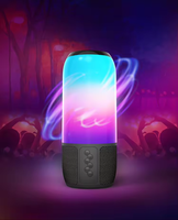 Haut-parleur sans fil transparent mini de haute qualité, portable, avec LED, lecteur MP3 MP5, batterie rechargeable, lecteur de musique, haut-parleurs de bureau