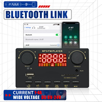 JXBL JX-Y10 2.1 2x40W+80W 12V Decodificador Estéreo Clase D para Placa Amplificadora de Potencia Digital 5.0 Compatible con Pantalla