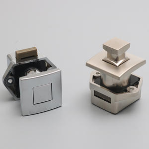 Serrures de tiroir sans clé pour camping-car, yacht et armoires de bateau, serrures à bouton-poussoir et à suspension avec poignées en bois pour la sécurité des meubles - Product Image 4