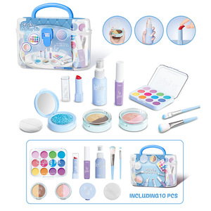 Kits de maquillage en plastique en gros pour enfants, trousses de maquillage pour petites filles, jouets pour filles de 3, 4, 5 ans, cadeaux d'anniversaire - Product Image 5