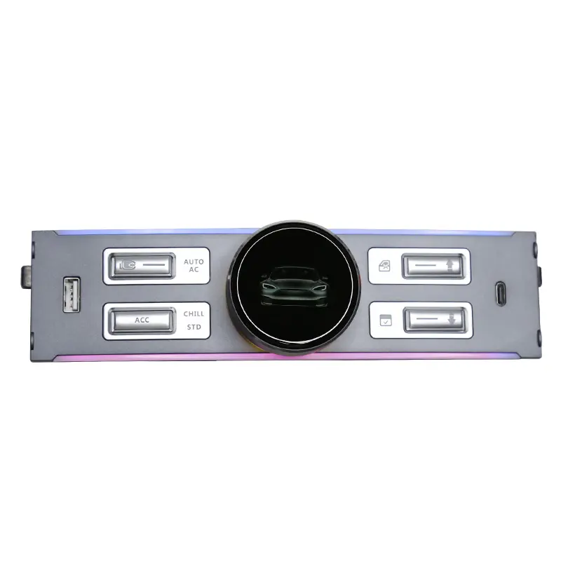 Per Tesla modello 3/y 21-24 LCD Smart Control Base centro adattatore manopola Console USB accessori per auto Dock di ricarica