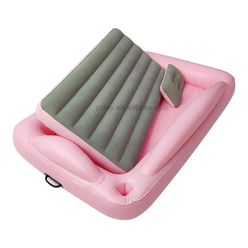 Kids Air Mattress Inflatable Toddler Travel Bed with High Speed Pump and Carry Bag