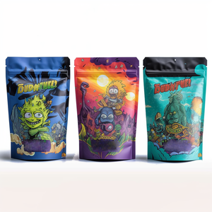 أكياس تغليف بلاستيكية مخصصة مطبوعة بشعار، قابلة للغلق بسحاب، قائمة بذاتها، لتعبئة المانجو والموز والفواكه والحلوى والأطعمة - Product Image 2