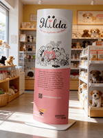 Support d'affichage totem en carton personnalisé pour promotion, présentoir totem en carton