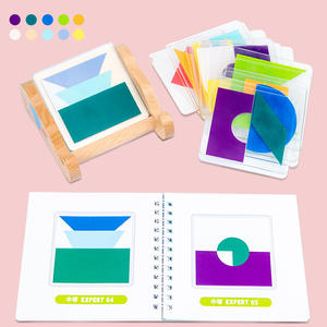 Juego de mesa Unisex para niños, imagen de Tangram, espacio de sombra en capas, Educación Temprana, juguete de pensamiento lógico, diversión certificada EN71 - Product Image 2