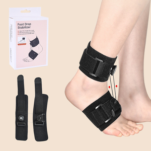 Có thể điều chỉnh Nylon mắt cá chân hỗ trợ thả chân cú đúp với Reel-dorsiflexion nâng lên chân thả cú đúp cho bảo vệ phục hồi chức năng - Product Image 1